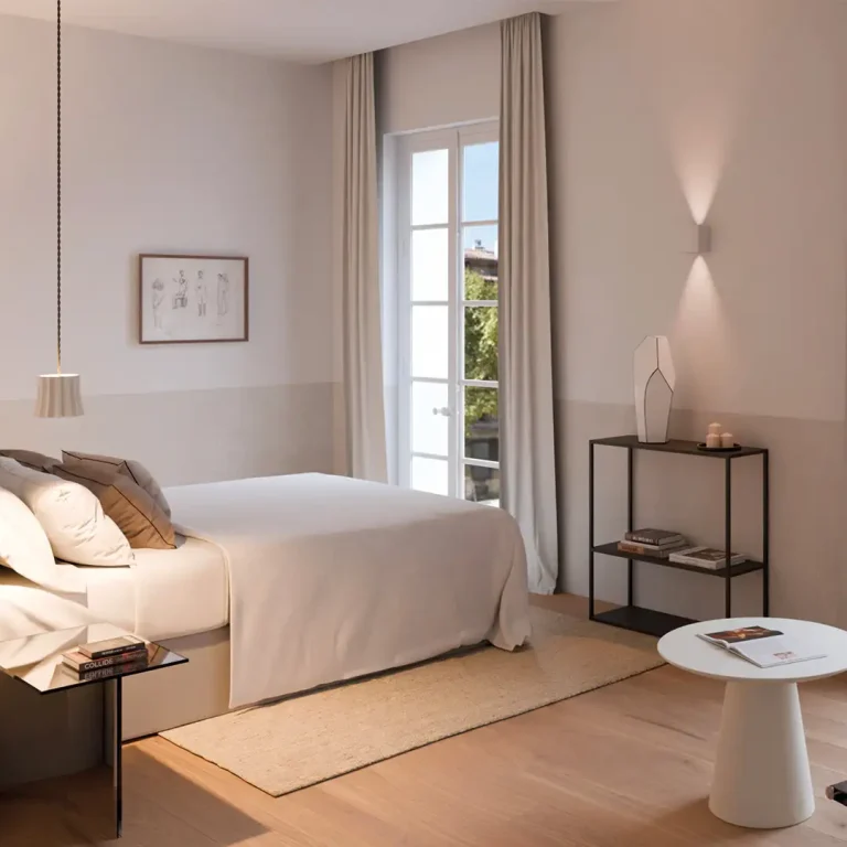 Side view of a Prestige Room