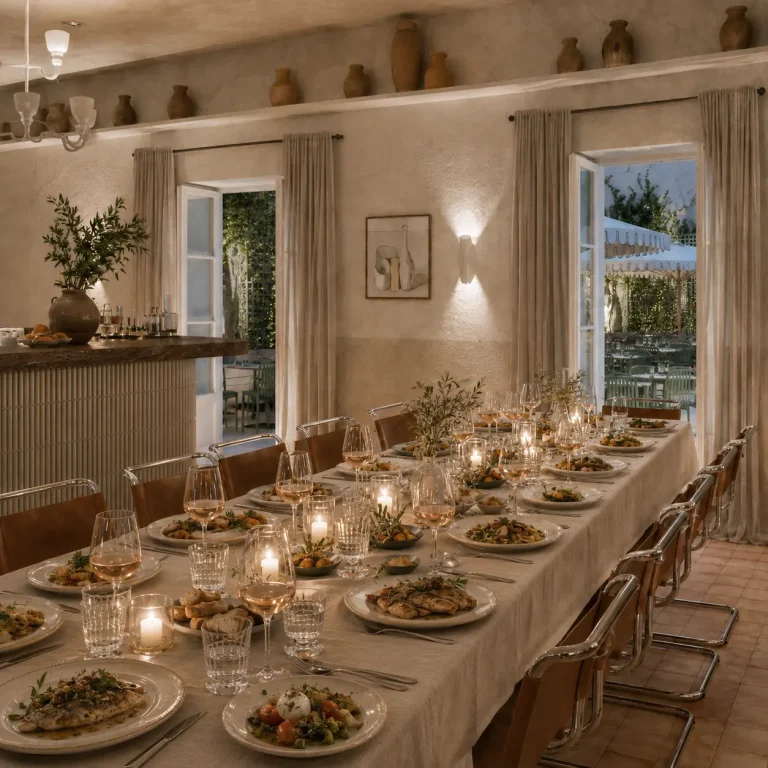 dîner à la table d'hôtes du café verdun